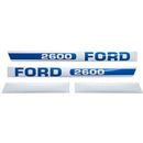Decal Set for Ford 2600 - Mylar, D0517 - Quality Farm Supply