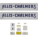 Decal Set for Allis Chalmers B - Mylar, D0756 - Quality Farm Supply