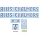 Decal Set for Allis Chalmers B - Vinyl, D0756V - Quality Farm Supply