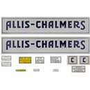 Decal Set for Allis Chalmers C - Mylar, D0757 - Quality Farm Supply