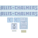 Decal Set for Allis Chalmers C - Vinyl, D0757V - Quality Farm Supply