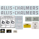 Decal Set for Allis Chalmers WD - Vinyl, D0758V - Quality Farm Supply