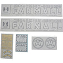 Decal Set for Farmall International A Culti-Vision - Mylar, D0946 - Quality Farm Supply