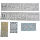 Decal Set for Farmall International BN - Mylar, D1153 - Quality Farm Supply