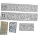 Decal Set for Farmall International B Culti-Vision - Mylar, D1160 - Quality Farm Supply