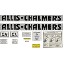 Decal Set for Allis Chalmers CA - Mylar, D1269 - Quality Farm Supply