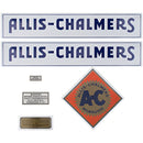 Decal Set for Allis Chalmers WF - Mylar, D1282 - Quality Farm Supply
