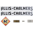 Decal Set for Allis Chalmers WF - Mylar, D1283 - Quality Farm Supply