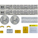 Decal Set for Farmall International I-4 - Mylar, D1324 - Quality Farm Supply