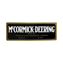 McCormick-Deering Decal