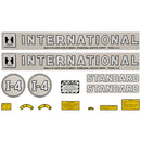 Decal Set for Farmall International I-4 - Mylar, D2442 - Quality Farm Supply