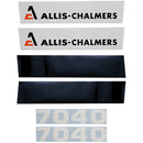 Decal Set for Allis Chalmers 7040 Maroon Chassis - Mylar, D4044 - Quality Farm Supply