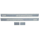 Decal Set for International 684 Utility - Mylar, D4232 - Quality Farm Supply