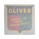 Oliver Shield Decal - Finest in Farm Machinery