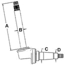 Spindle for Farmall & International 544, 656 406267R92